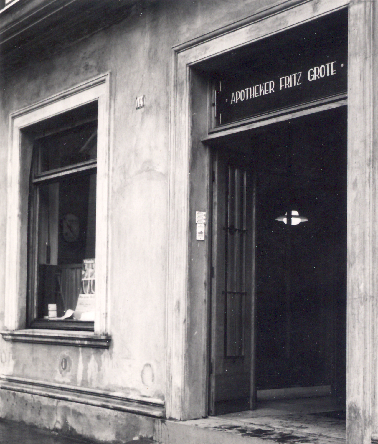 Eingangsbereich Fritz Grote (ca. 1950)